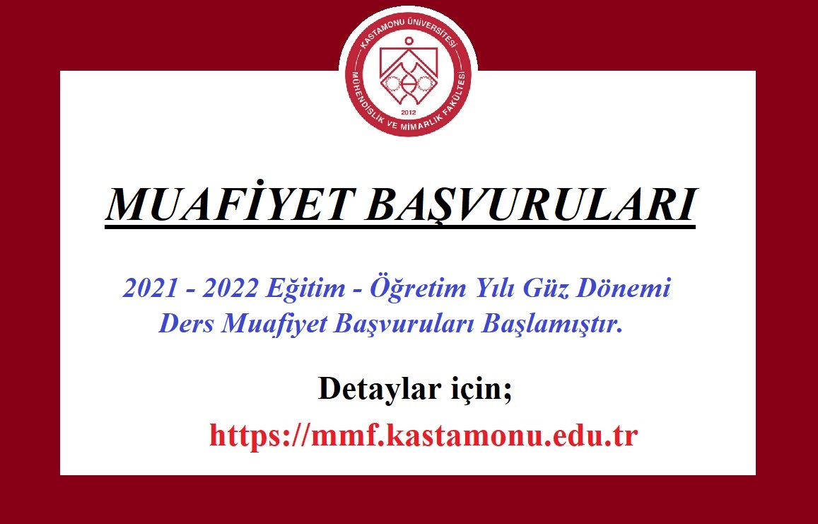 muafiyet 2021 2022 guz