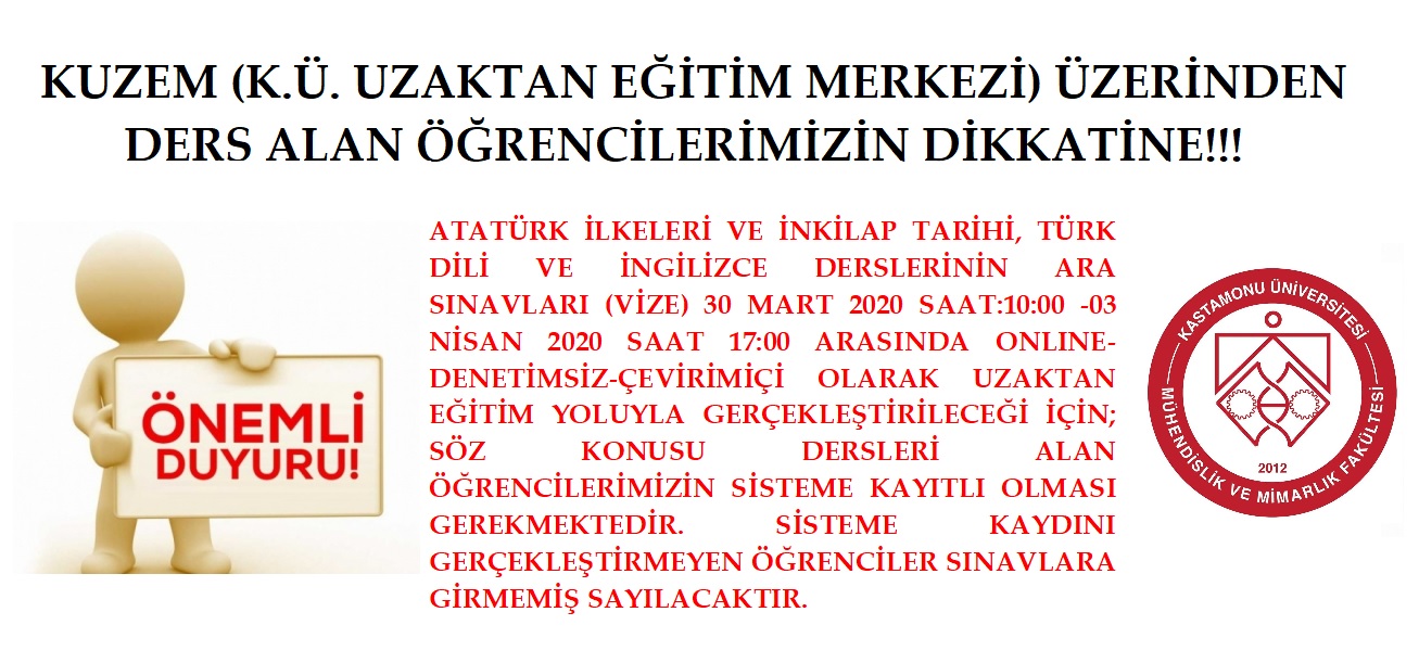 kuzem sinavlari