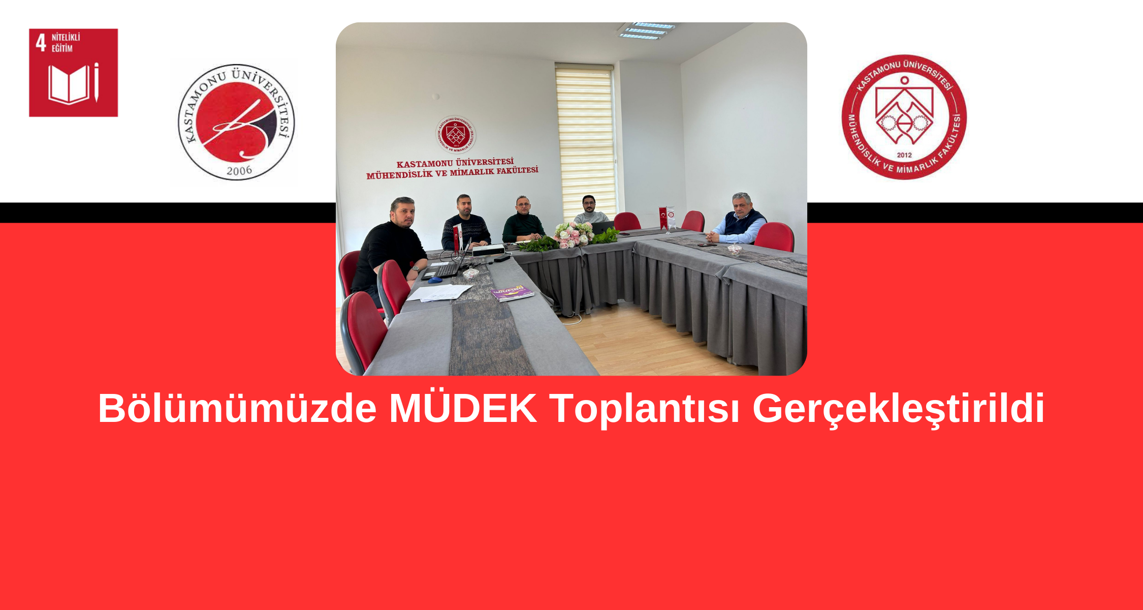 Bölümümüzde MÜDEK Toplantısı Gerçekleştirildi