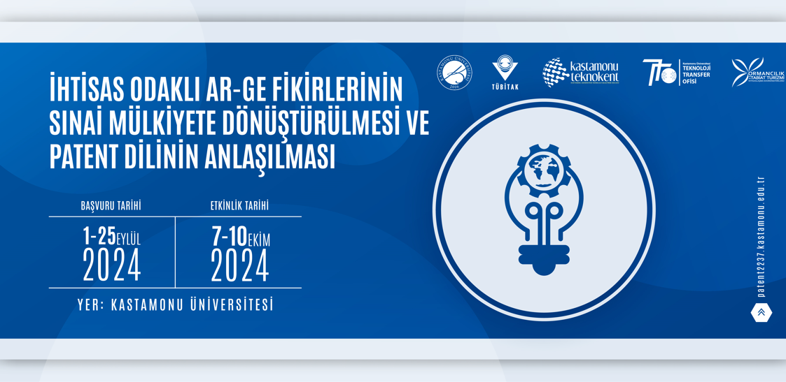 Ar-Ge Fikirlerinin Sınai Mülkiyete Dönüştürülmesi ve Patent Dilinin Anlaşılması Eğitimi