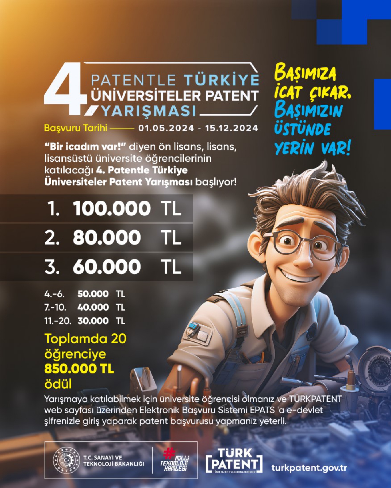 Patentle Türkiye - Üniversiteler Patent Yarışması