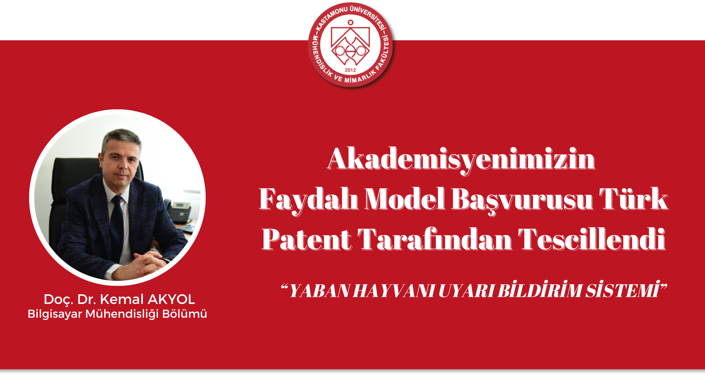 Akademisyenimizin Faydalı Model Başvurusu Tescillendi