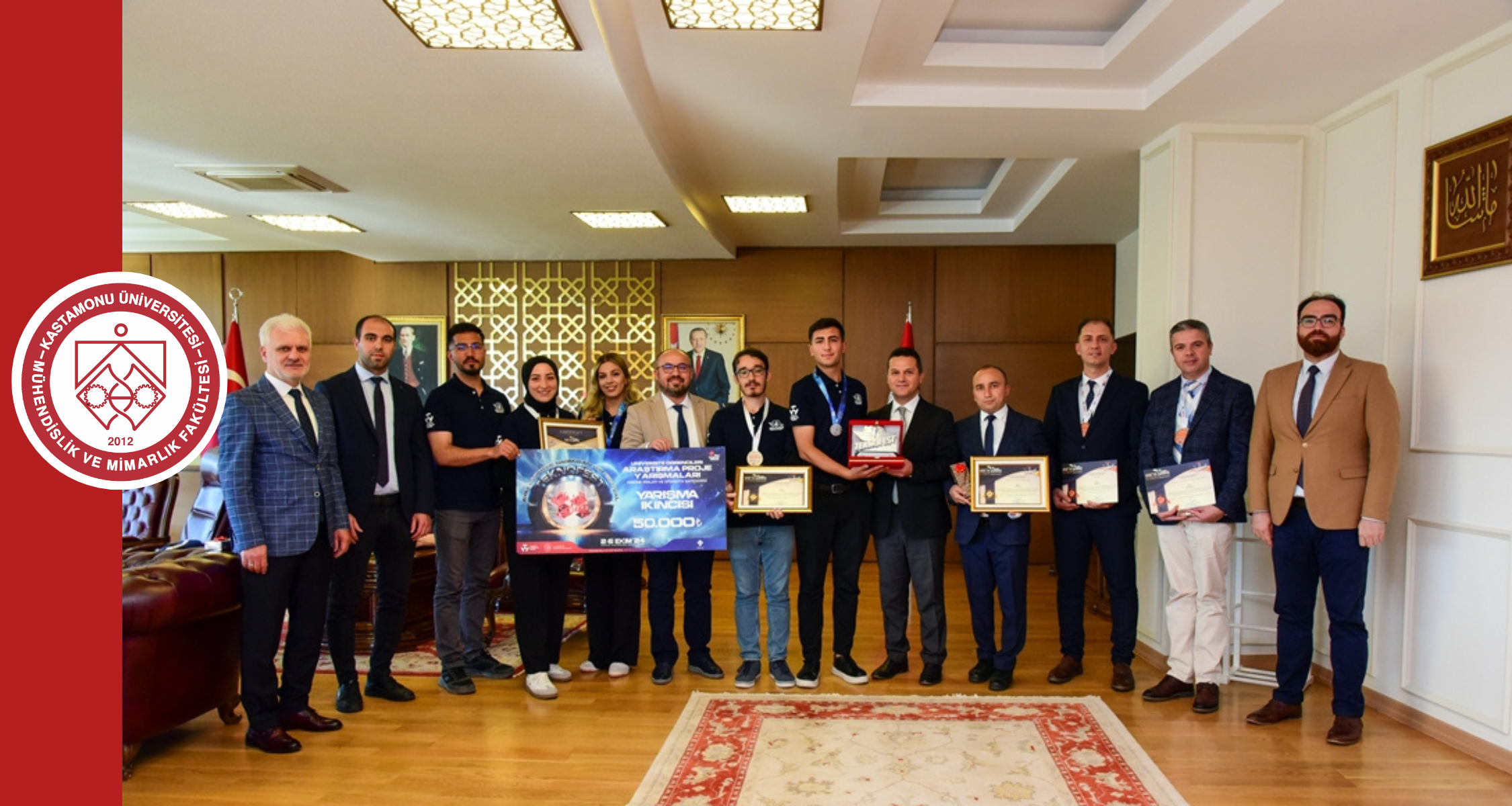 Rektörümüz ISIF'24’te Madalya Kazanan Akademisyenlerimizi Tebrik Etti