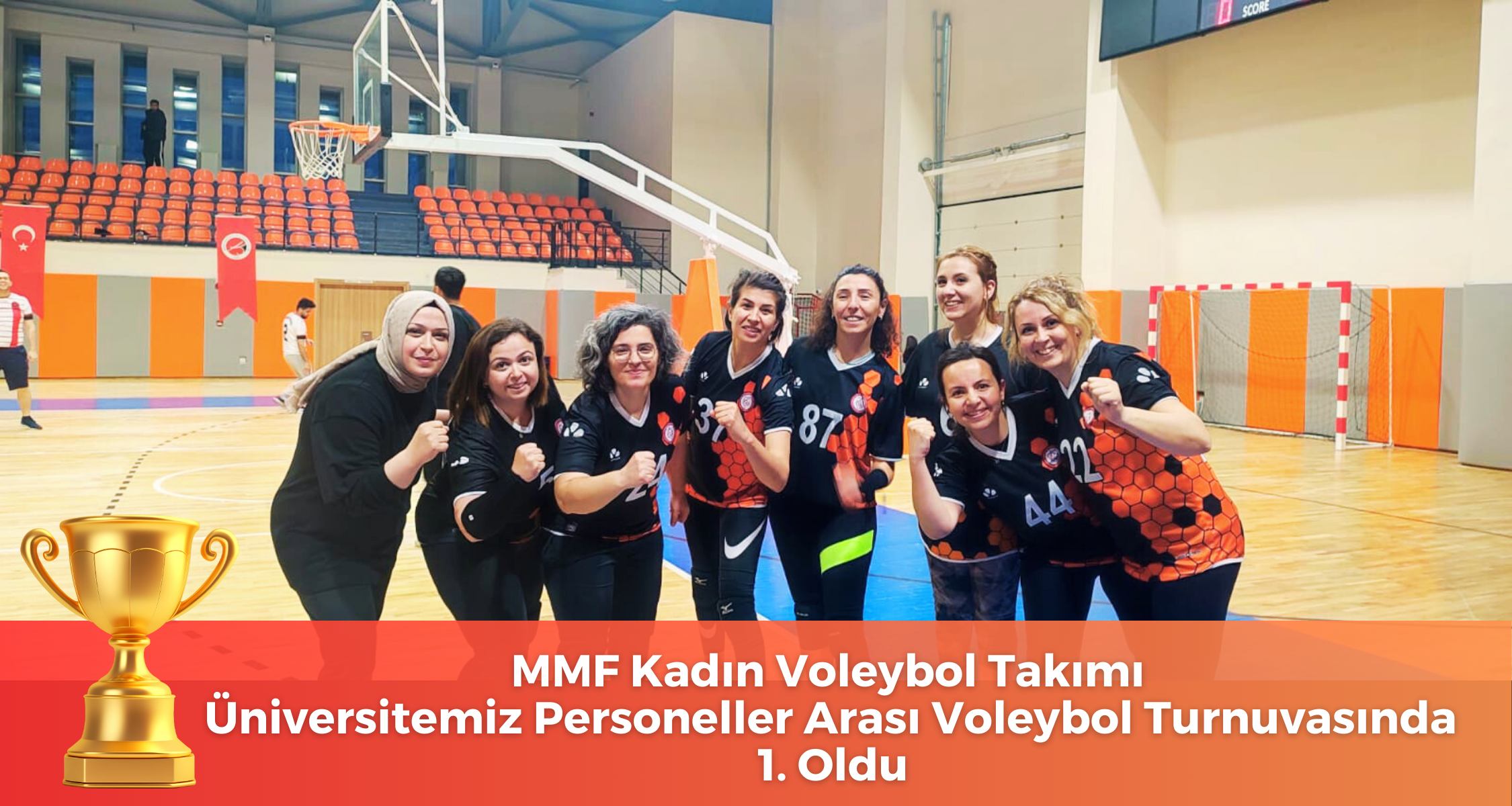 MMF Kadın Voleybol Takımı Turnuvada Şampiyon Oldu