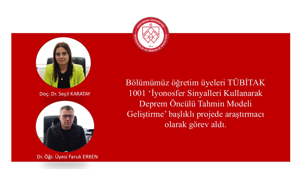 Akademisyenlerimiz Deprem Tahmini Projesinde Rol Alıyor