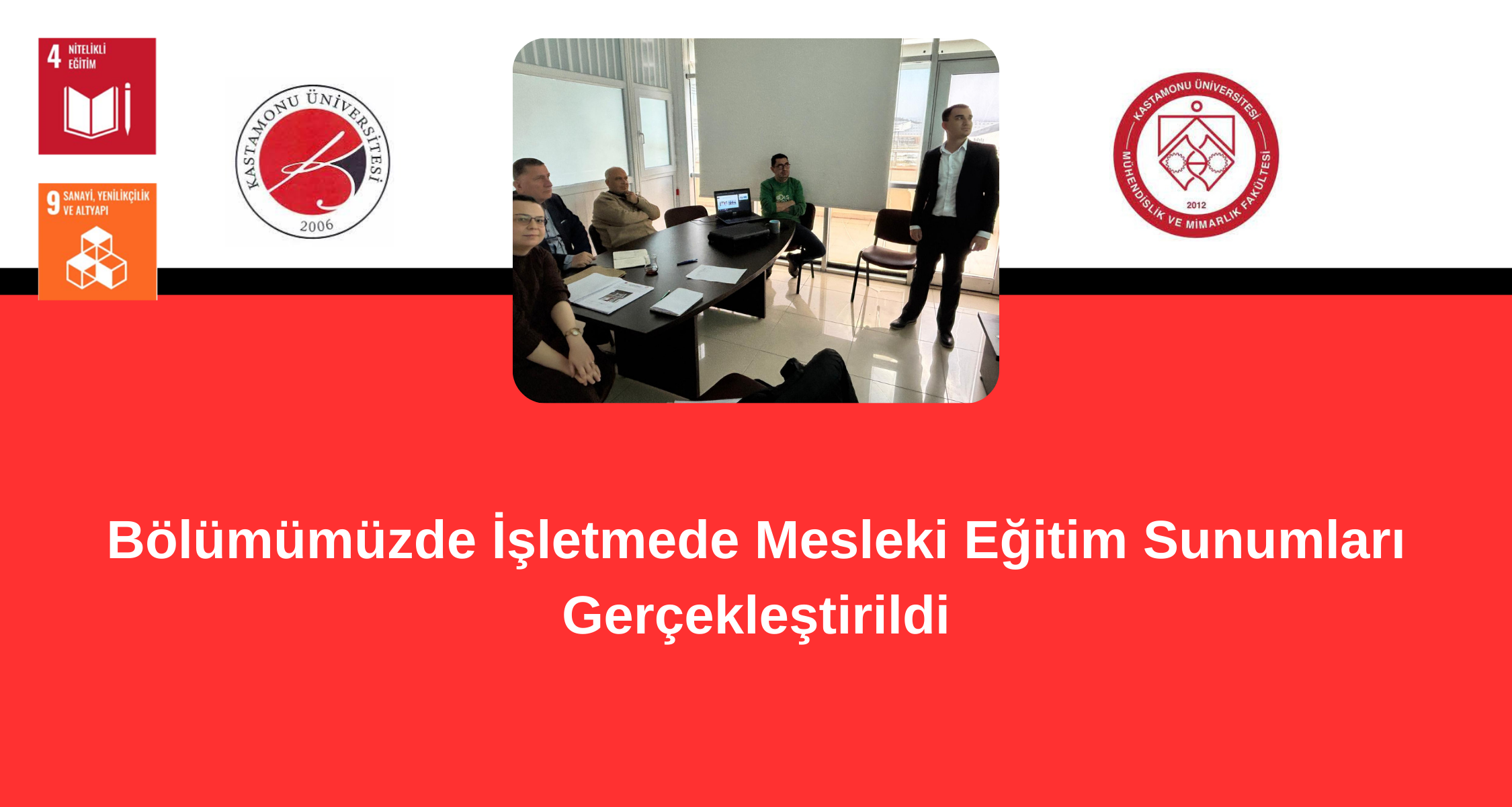 Bölümümüzde İşletmede Mesleki Eğitim Sunumları Gerçekleştirildi