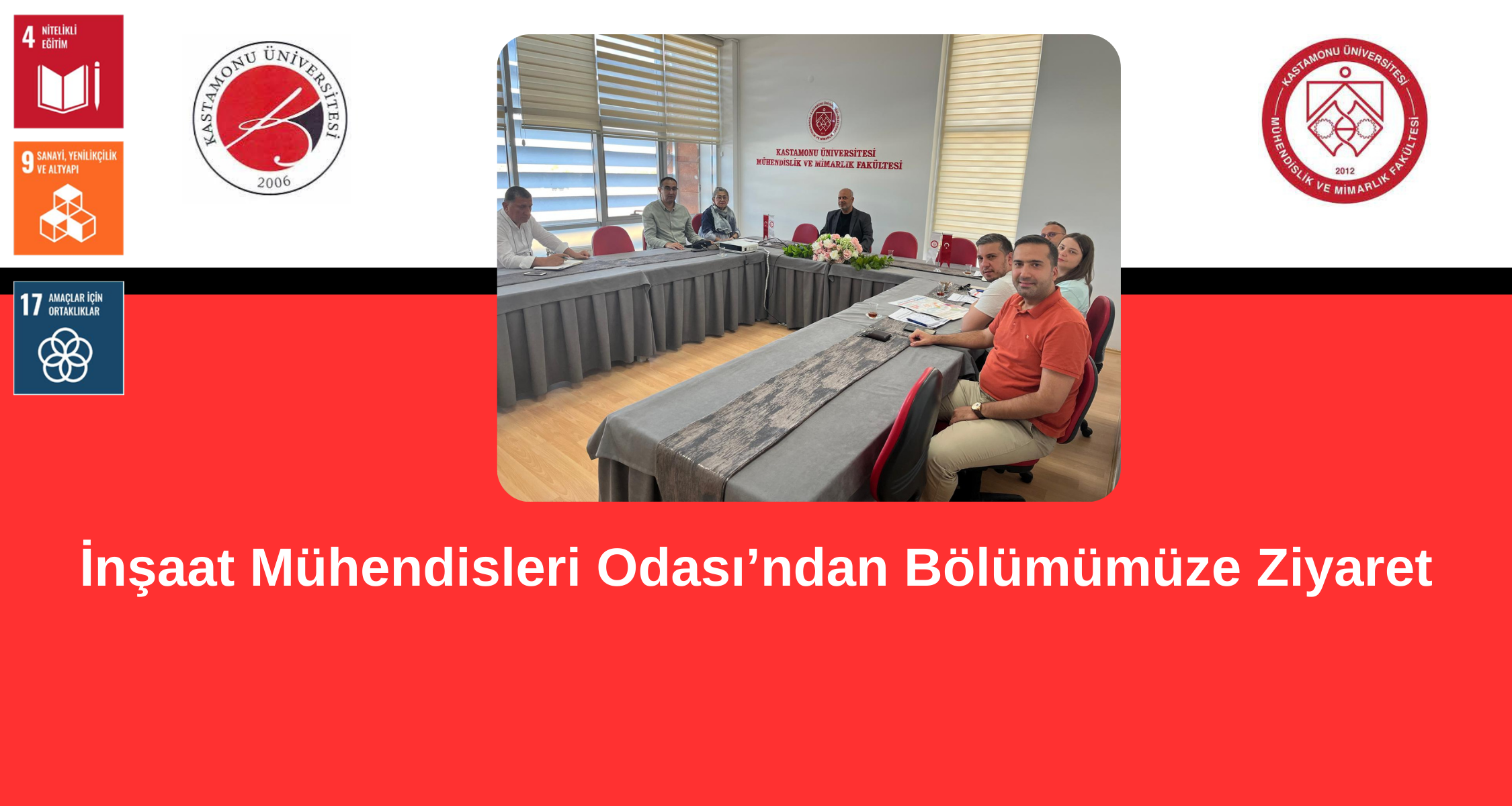İnşaat Mühendisleri Odası'ndan Bölümümüze Ziyaret