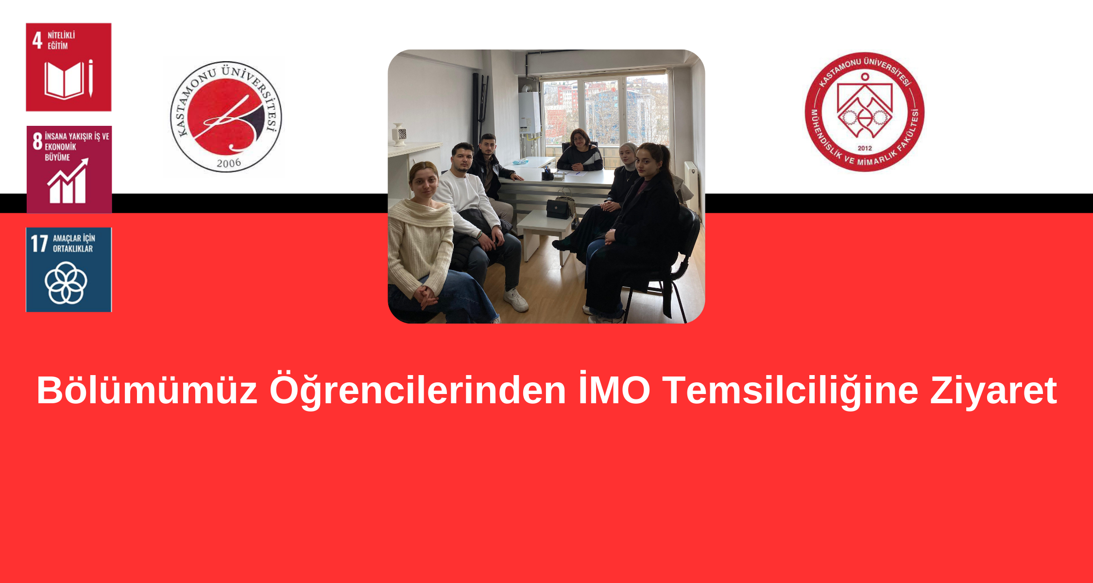 Öğrencilerimizden İMO Kastamonu Temsilciliğine Ziyaret