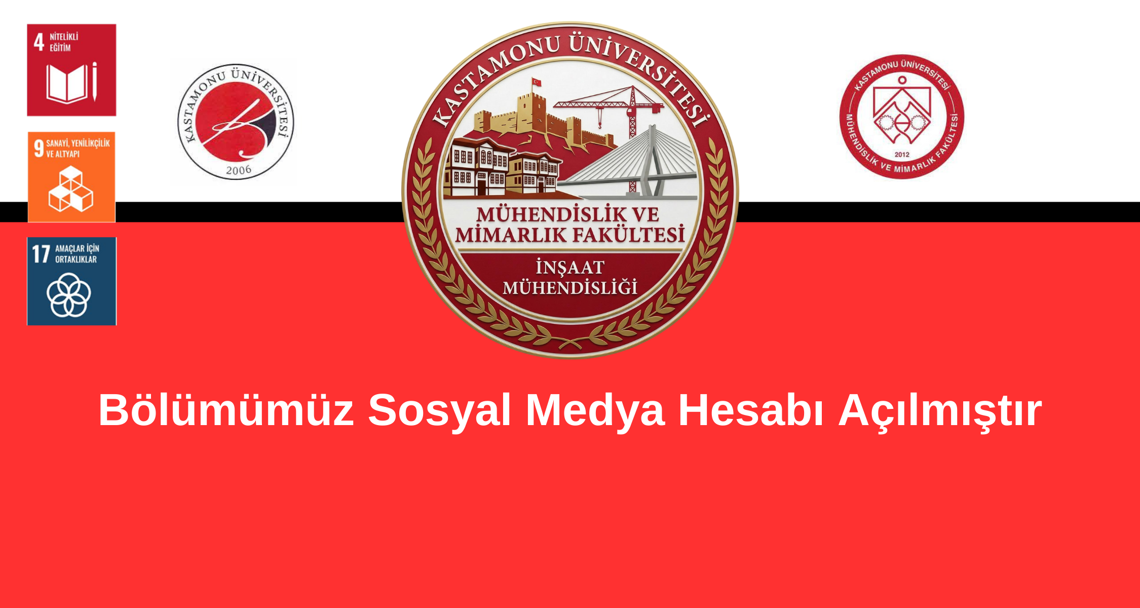 Bölümümüz Sosyal Medya Hesabı Açılmıştır