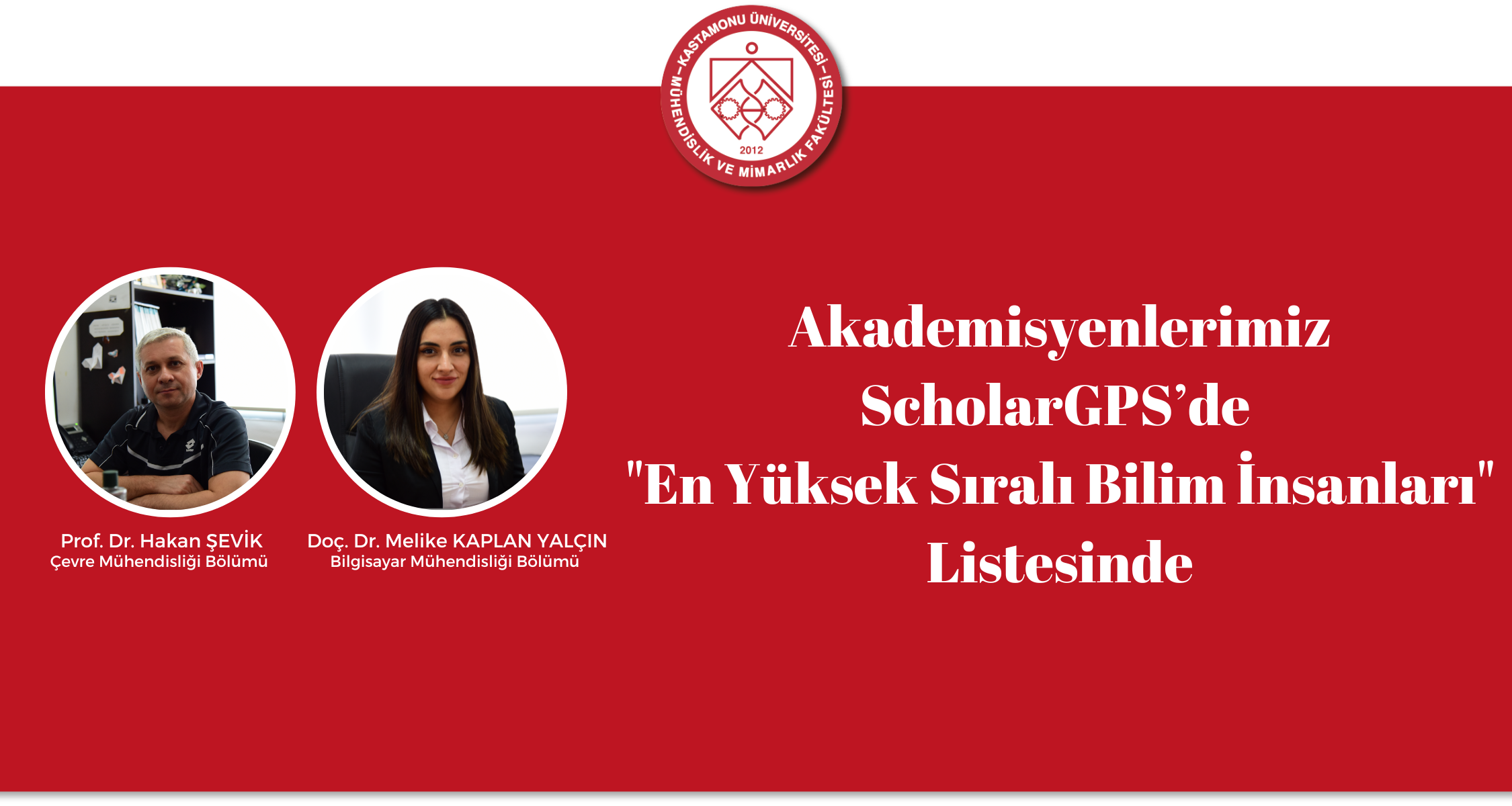 Akademisyenlerimiz ScholarGPS’de  "En Yüksek Sıralı Bilim İnsanları" Listesinde