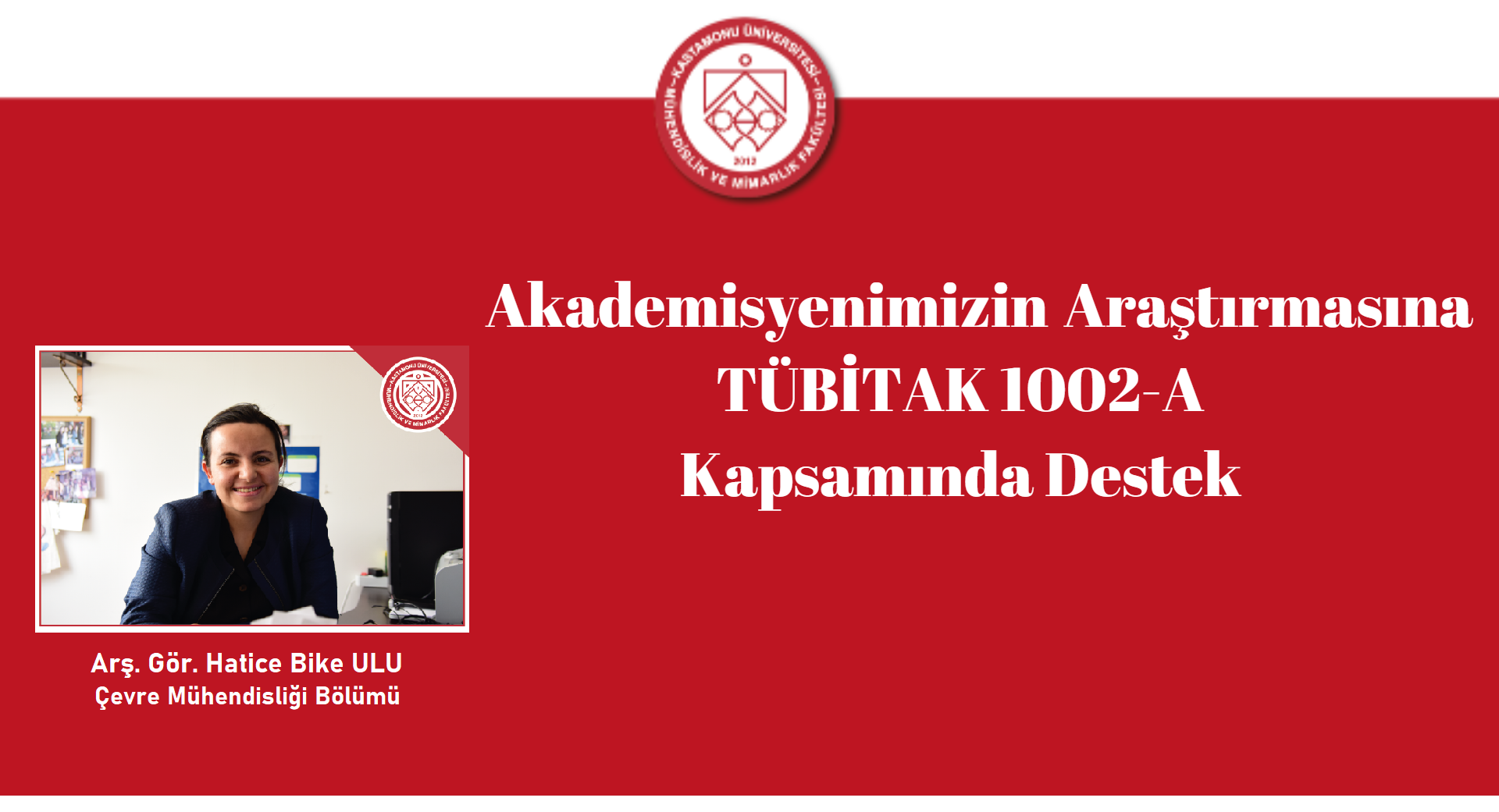 Akademisyenimizin Araştırmasına TÜBİTAK 1002-A Kapsamında Destek