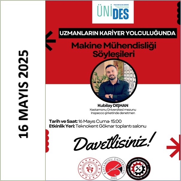 Makine Mühendisliği Söyleşileri - 16 Mayıs 2025