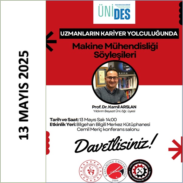 Makine Mühendisliği Söyleşileri - 13 Mayıs 2025