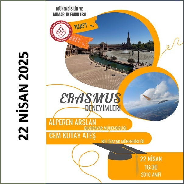 Öğrencilerin Penceresinden Erasmus+ Deneyimleri - 22 Nisan 2025