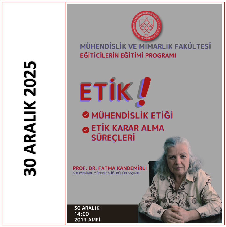 Eğiticilerin Eğitimi Programı (Etik) - 30 Aralık 2025