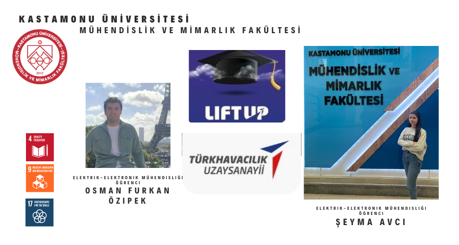 Elektrik-Elektronik Mühendisliği Öğrencilerimizin Projeleri TUSAŞ LIFT-UP Programına Kabul Edildi