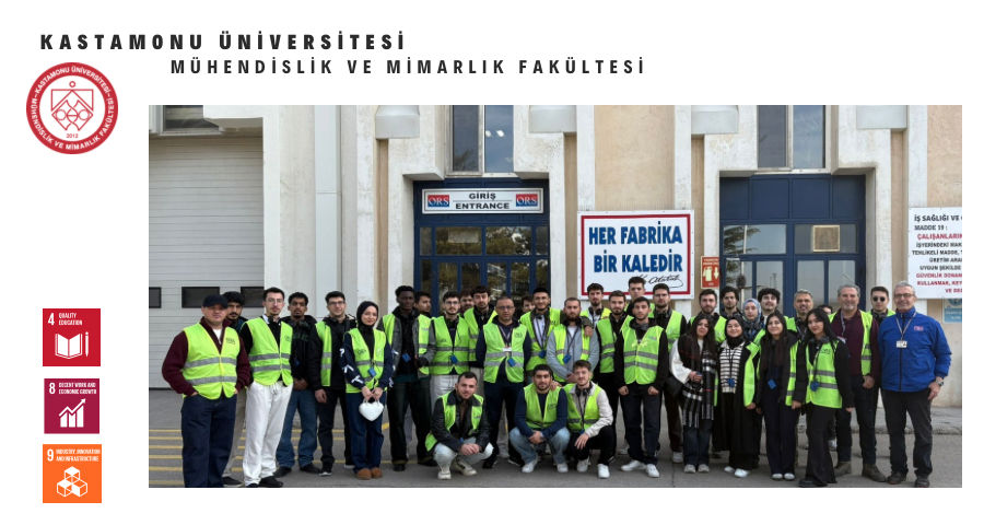 Makine Mühendisliği Öğrencilerinden ORS Rulman Fabrikasına Teknik Gezi