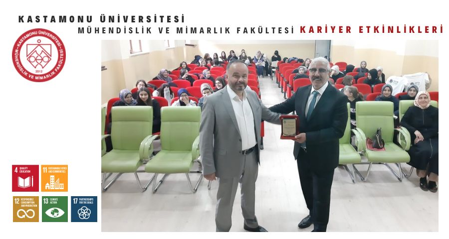 Fakültemiz Çevre Mühendisliği Bölümü Öğretim Üyesi Prof. Dr. Savaş CANBULAT konferans verdi