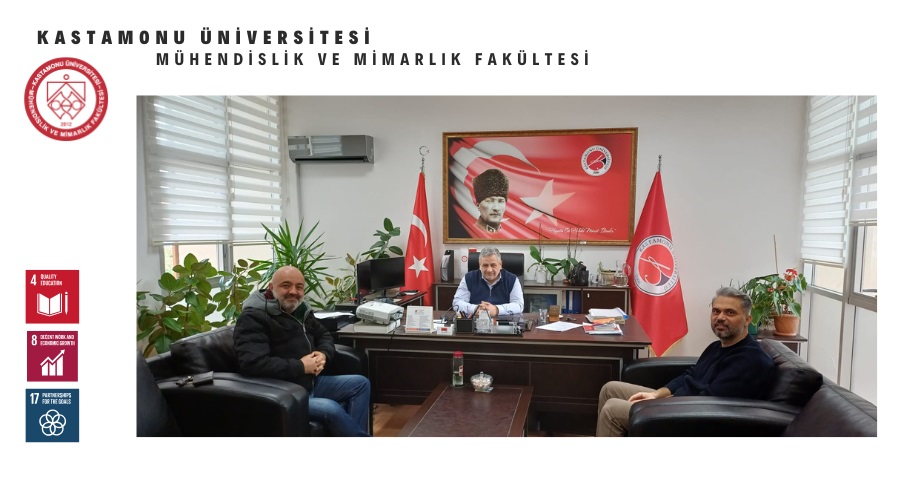 Kronospan A.Ş. Yönetim Kurulu Üyesi Umut Yılmaz, Dekanımızı Ziyaret Etti 