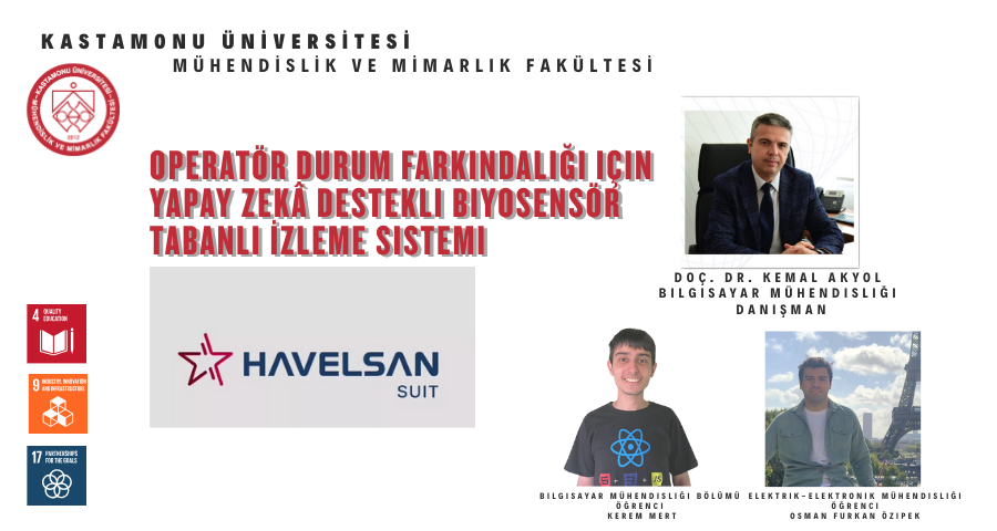 Bilgisayar Mühendisliği ve Elektrik-Elektronik Mühendisliği Öğrencilerimizin Projeleri HAVELSAN SUIT Programına Kabul Edildi