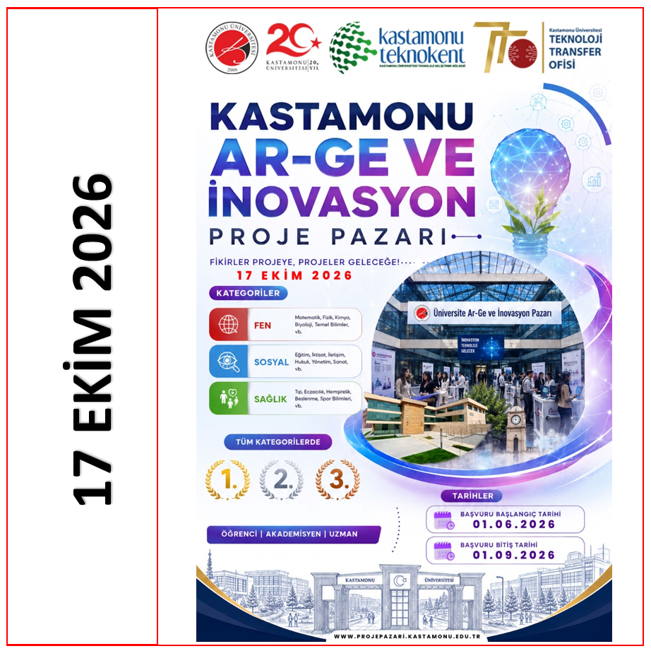 Kastamonu Üniversitesi Ar-Ge ve İnovasyon Proje Pazarı Hakkında