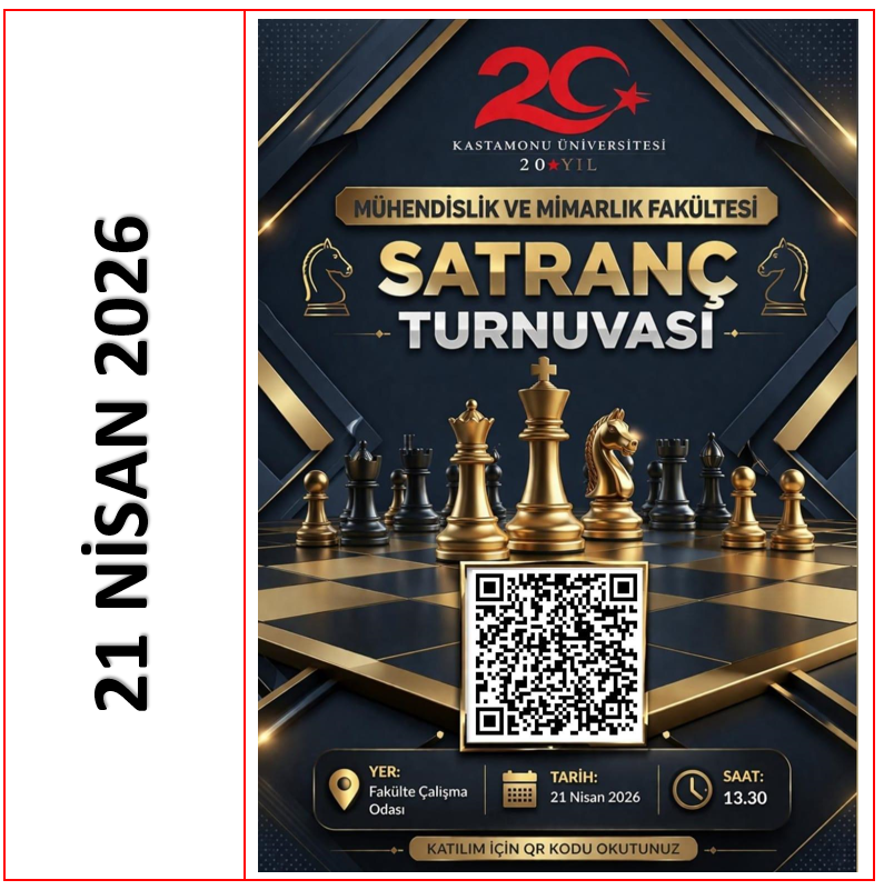 Fakültemiz Satranç Turnuvası 