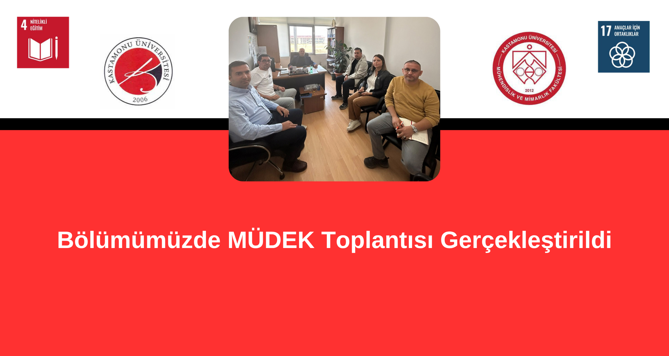 Bölümümzde MÜDEK Toplantısı Gerçekleştirildi