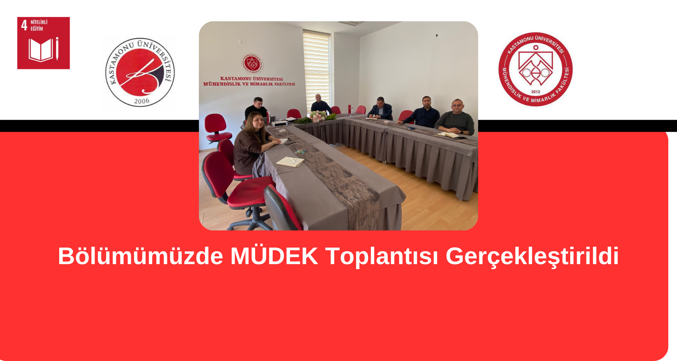 Bölümümüzde MÜDEK Toplantısı Gerçekleştirildi