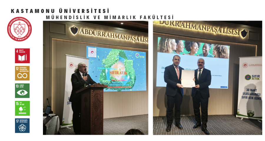 Sıfır Atık Günü Kapsamında Çevre Mühendisliği Bölüm Başkanımızdan Anlamlı Sunum