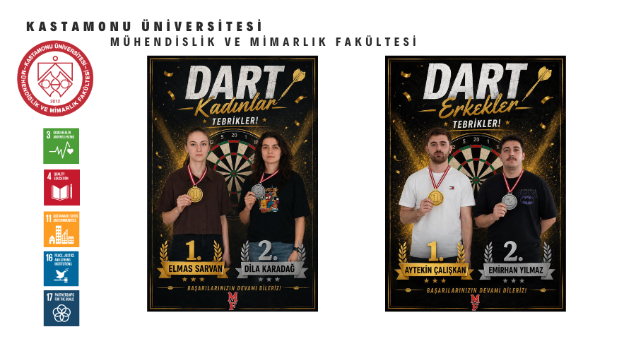 25-26 Bahar Döneminde Fakültemizde Dart Turnuvası Düzenlendi