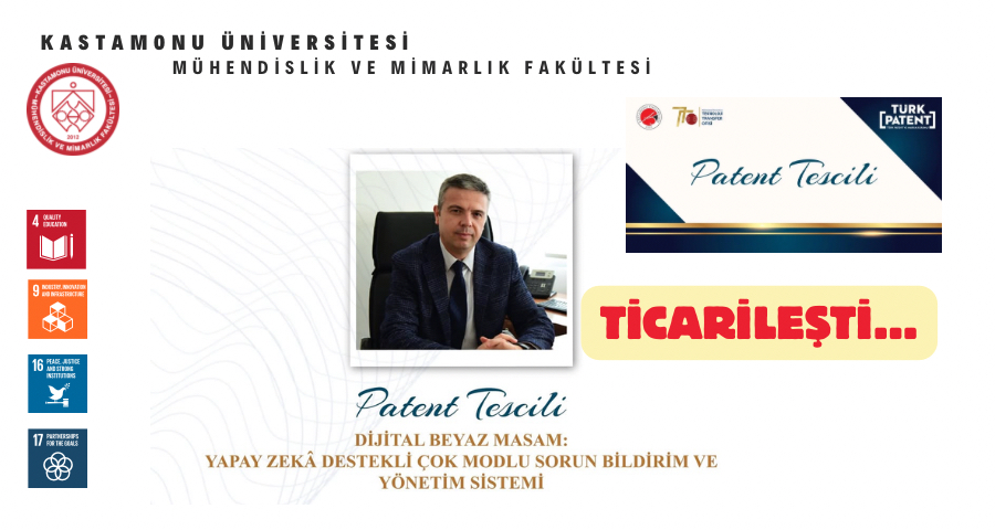 Fakültemiz Öğretim Üyesi Prof. Dr. Kemal Akyol’un Patentli Buluşu Ticarileşti