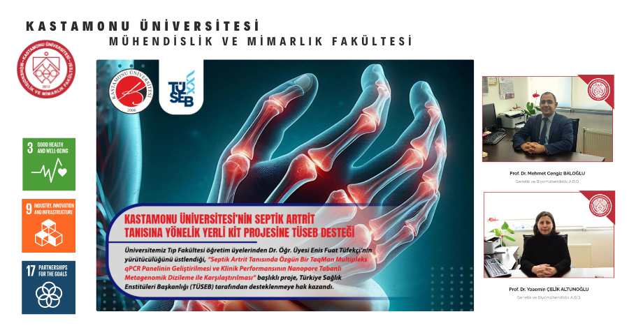Fakültemiz Öğretim Üyeleri TÜSEB Destekli Sağlık Projesinde Yer Alıyor