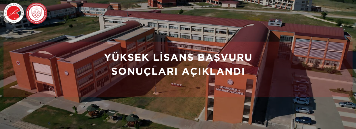 Yüksek Lisans Başvuru Sonuçları