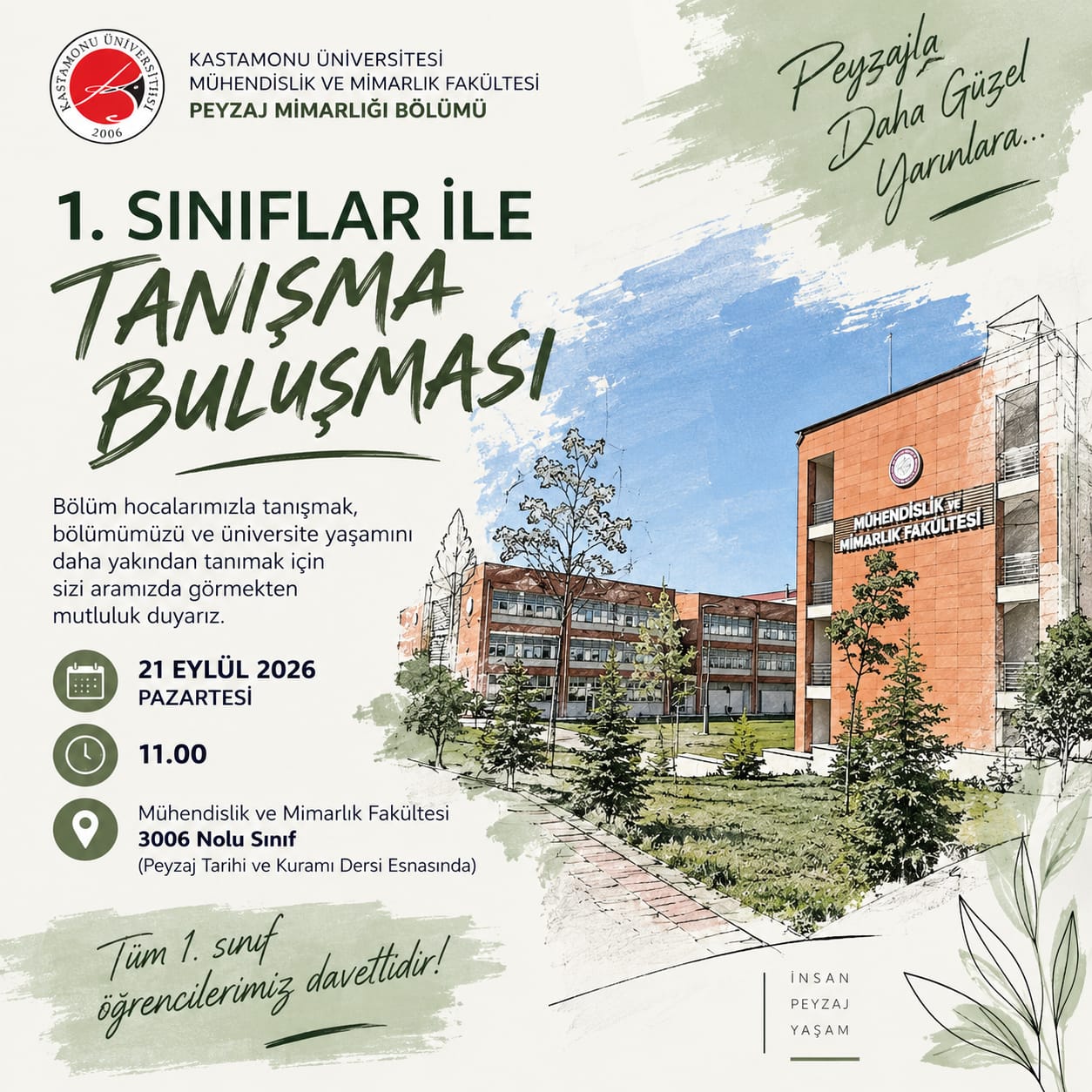 1. Sınıflar ile Tanışma Buluşması