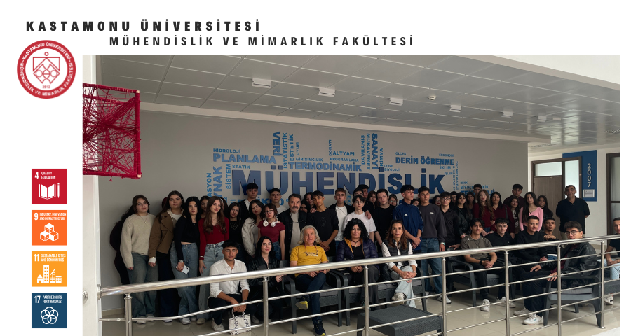 Kırıkkale Lisesi Öğrencilerinden Mühendislik ve Mimarlık Fakültemize Ziyaret