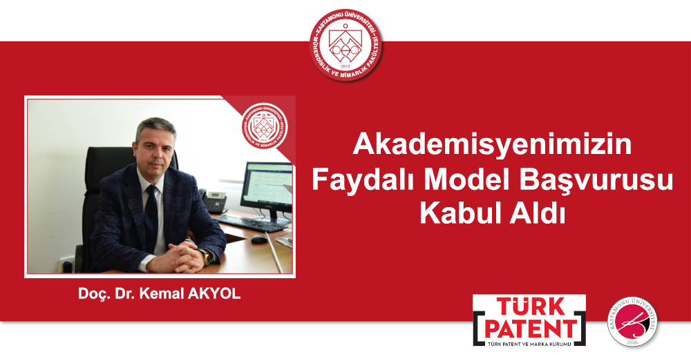 Akademisyenimizin Faydalı Model Başvurusu Tescil Edildi
